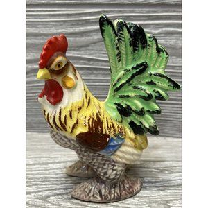 Vintage Chicken Japan Figurine 4.5” MCM Midcentury Country Farmhouse Decor READ